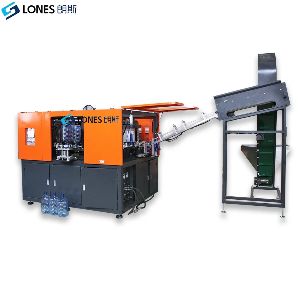 LS-A1-15L custom full automatic pet bottle making machine for 3 to 5 gallon PET  bottles machine with auto loader 450BPH factory