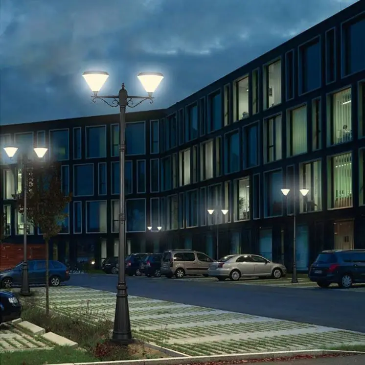 High Quality Courtyard Decorative Outdoor Led Solar Garden Light Sunflower Lighting