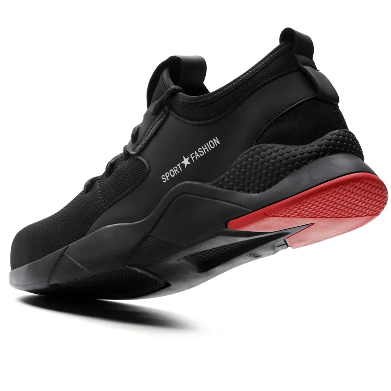 Steel Toe safety shoes Men and Women Puncture Proof Work Construction Breathable Light weight Safety Shoes Sneakers