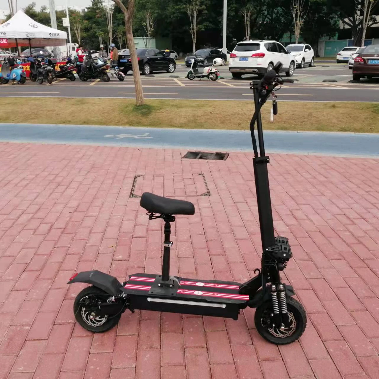 Premium Dual Motor Electric Scooter 48V2000W offroad electric car scooter