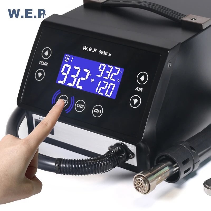 
Standard Version hot air welding gun Rework Station Desoldering Machine WEP 993D 