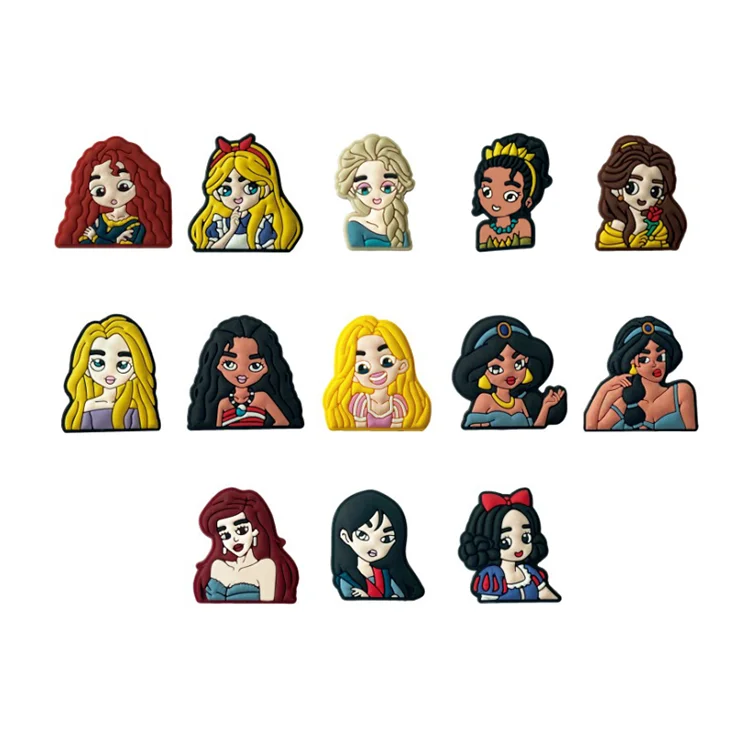 Designer Cheap Custom Shoe Charms Soft Pvc Cartoon Designer Croc Charm Lipstick bag For Charm Lady