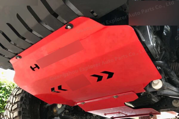 4WD Red Steel Engine Bottom Guard for Ranger T9 Engine Protection Bash Plate Skid Plate Accessories for Ranger T9