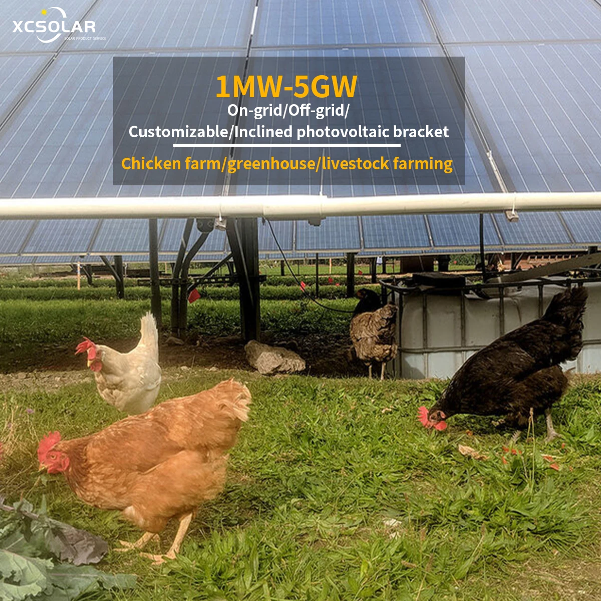 Solar Panel Off Grid Container with Lithium Batteries Farm Hydroponics Growing System 1mw 100kw Solar Power Plant 100mw//