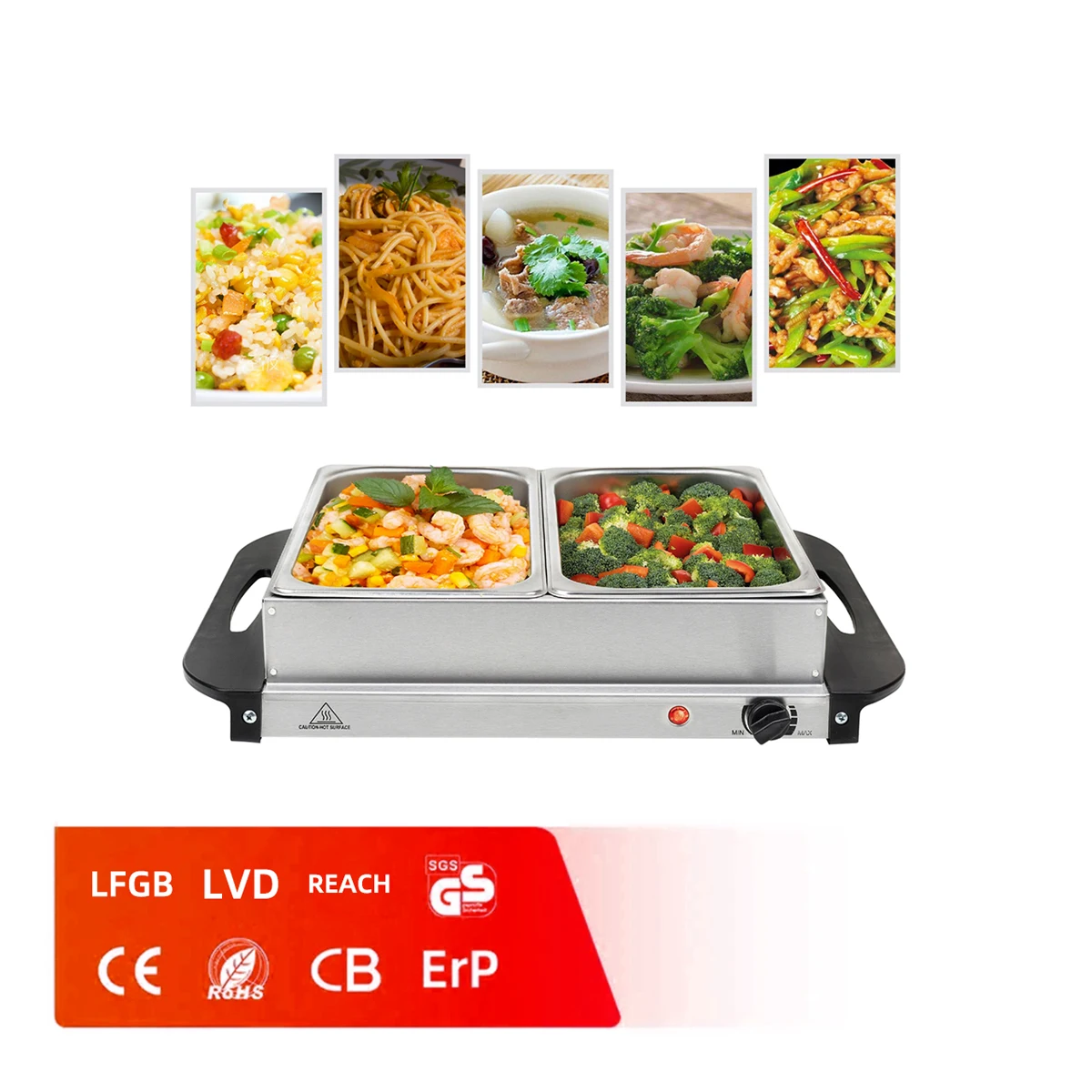 Кухонное электросберегающее блюдо из нержавеющей стали