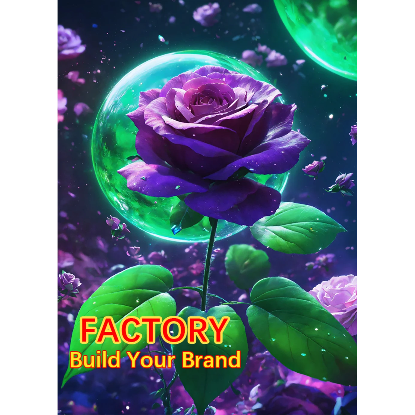 Purple Rose Diamond Paintings Flower Mosaic Decorative DIY Embroidery Floral Handicrafts Needlework Picture Of Rhinestones