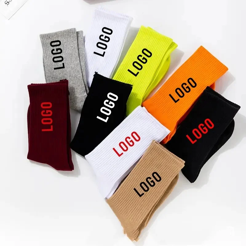 High Quality Customized Color Snagging Resistance Sweat-Absorbent Adult Socks Quick Dry Anti-Slip Cotton Crew Socks