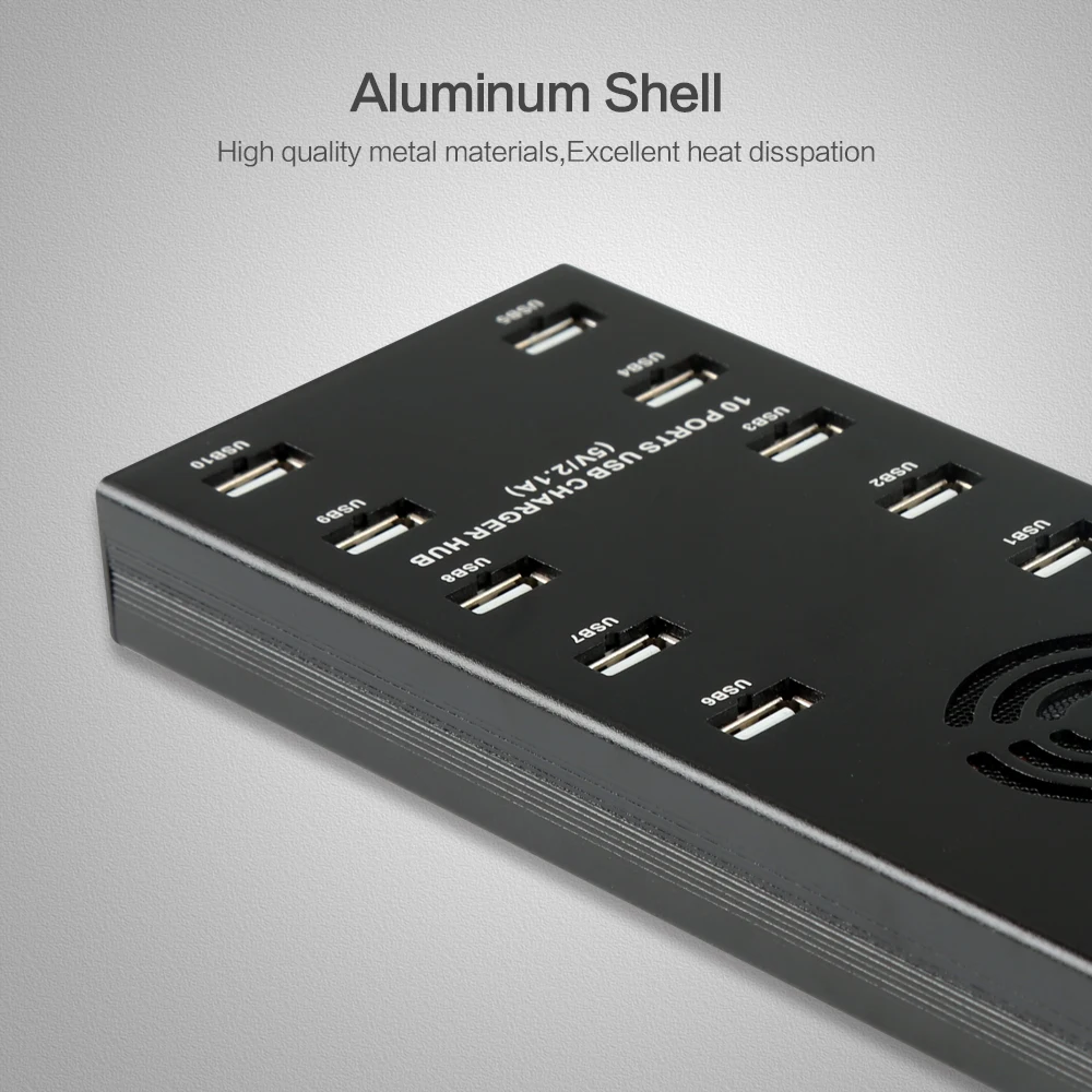 Зарядный концентратор Sipolar 120 Вт с 10 портами usb 2 0 настольная и настенная зарядная станция для телефона планшета кабинета