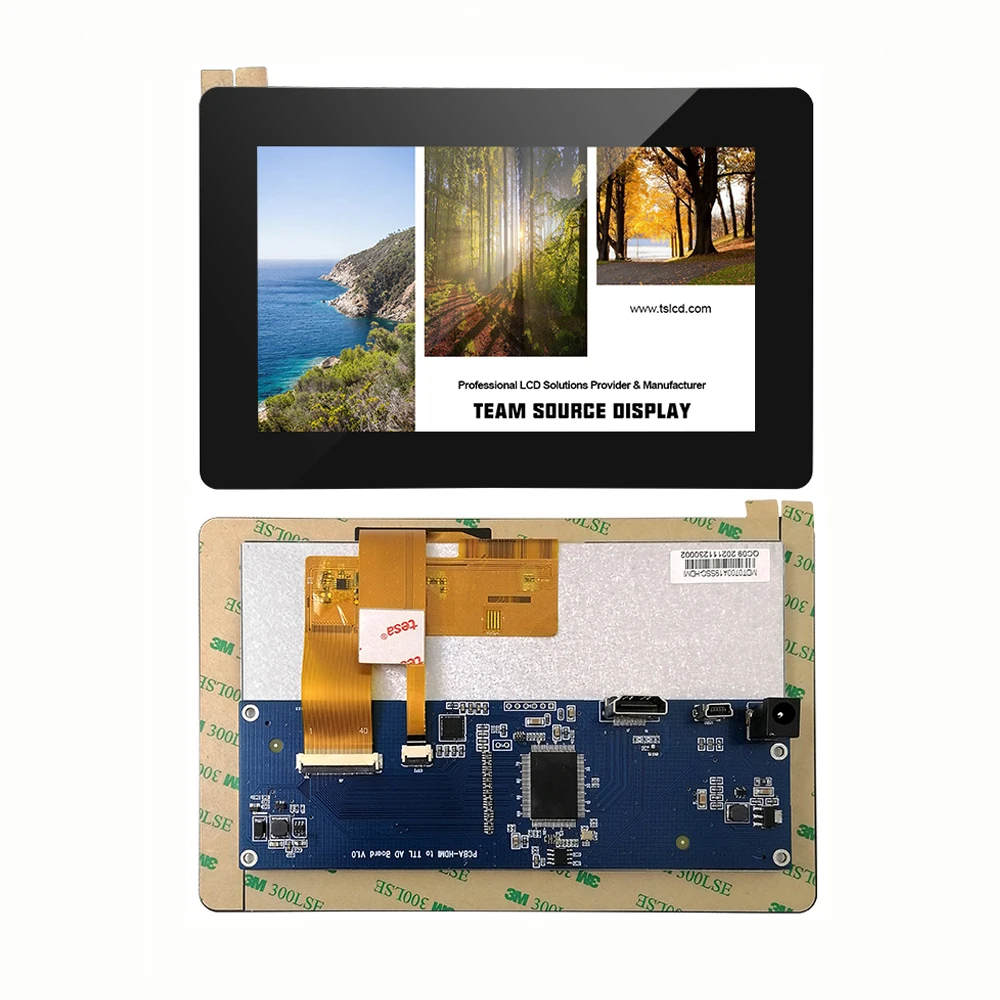 Custom 3.5 4.3 5 7 8 9 10.1 12.1 15 15.6 18.5 19 21.5 27 32 Inch HD MI Interface TFT LCD Display