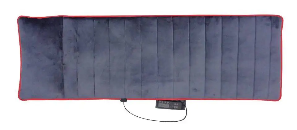 Massage Mat Vibration Pad - Full Body Vibration Mattress Pad for Bed with Rotating Shiatsu Neck Massage Pillow, Shoulder Back Ma