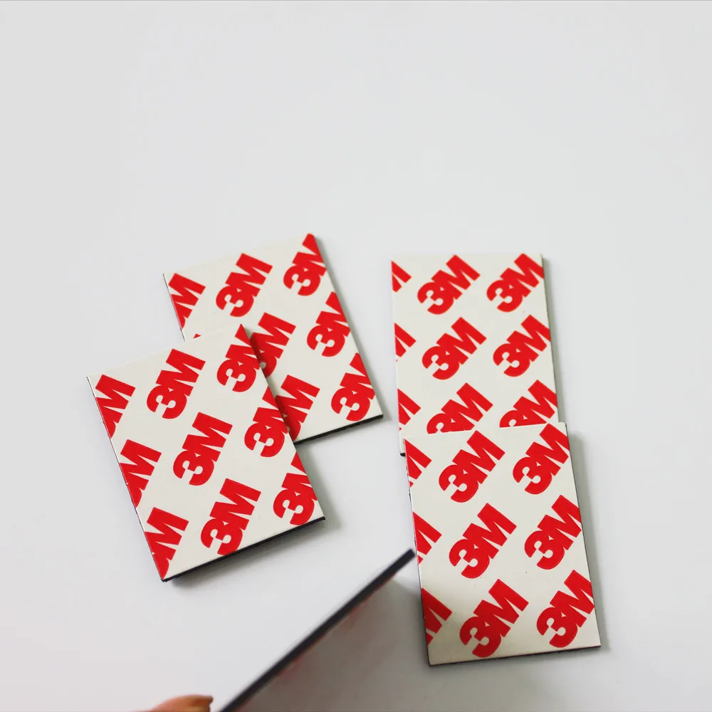 Custom Die Cut Soft Flexible Magnets with 3M Adhesive Backing