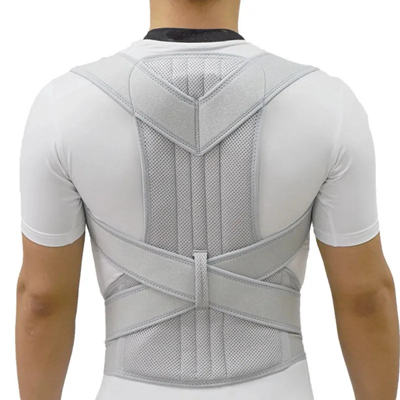 Muscle Memory Support Straightener Posture Corrector for Men and Women Adjustable Back Brace for Improved Spinal Alignment