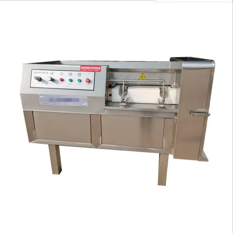 automatic chicken cutting machine diced chicken cube meat cutting machine / fresh meat cube dicer cutting machine/meat slicer