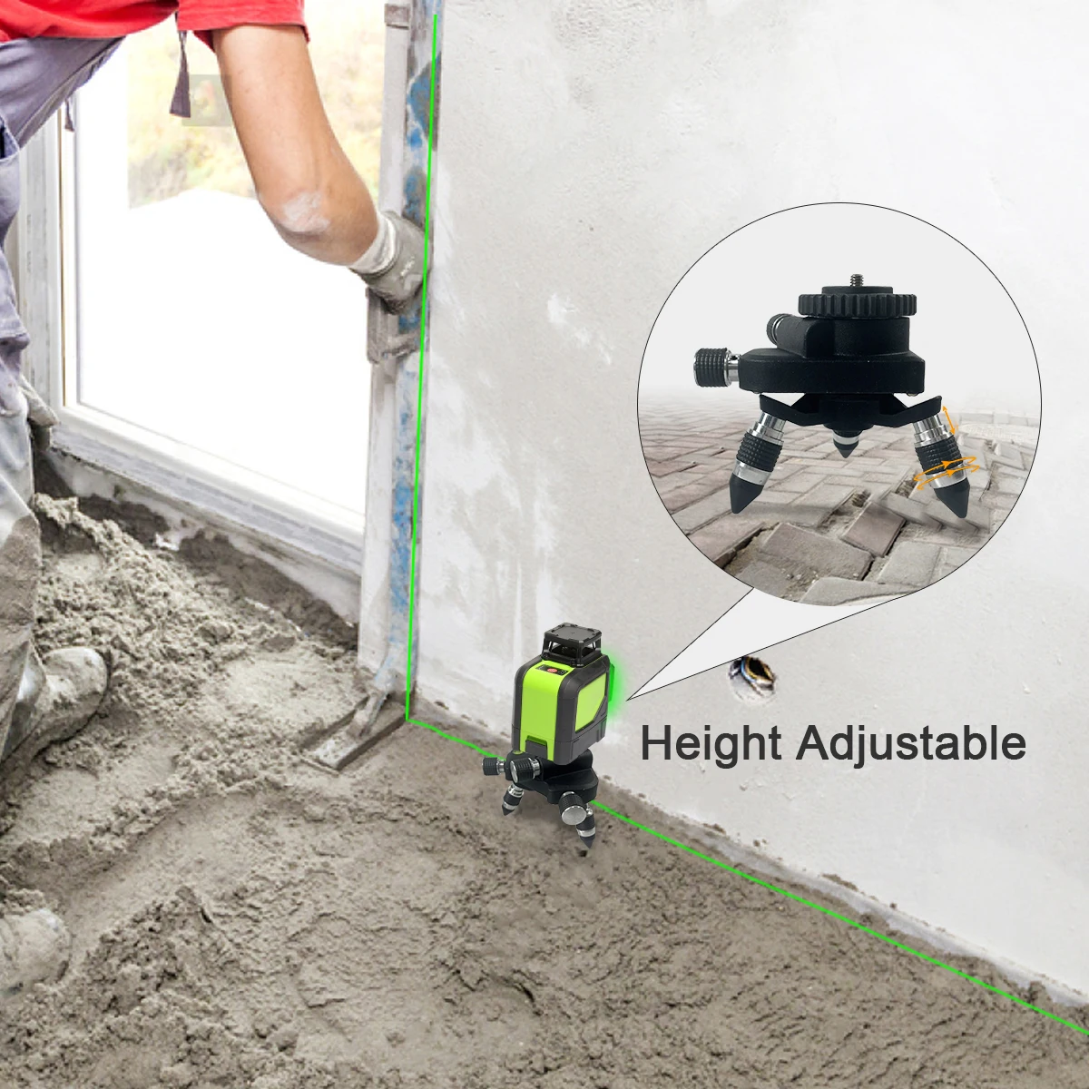 Laser Level Adapter MT2  360 Degree Rotating Fine Turning Pivoting Base