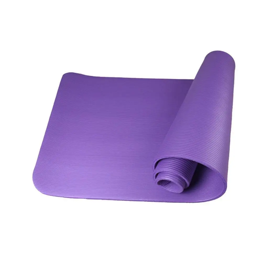 mat de yoga with Straps - NON-SLIP TEXTURED SURFACE- ECO Friendly NBR Exercise Workout MAT- Exercise & Fitness Mat