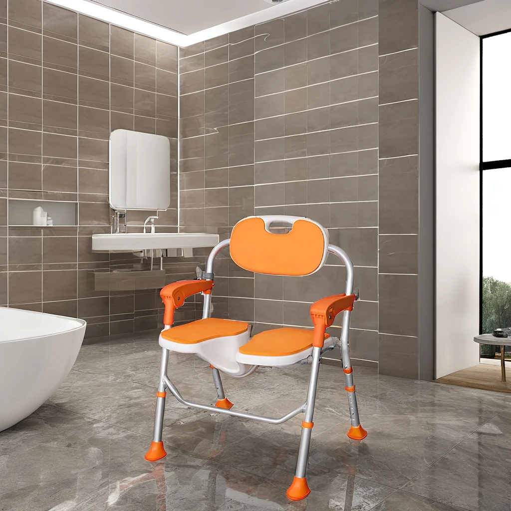 Trending Products 2024 New Arrivals Adjustable Height Multifunctional Shower Chair for Elderly Patients Bench for Bath Healthy