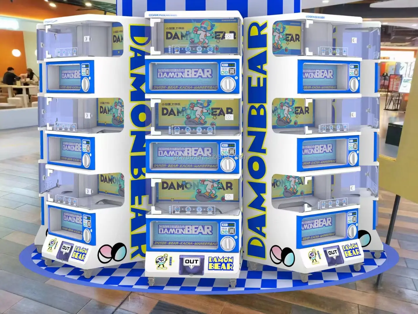 Mall surprise twist egg game capsule Twist egg machine vending machine coin capsule game machine