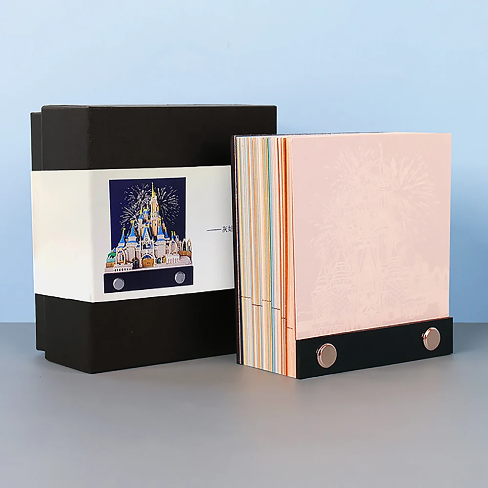 Sticky Notes Custom 3D Memo Note Pad Cinderella Castle Princess Snow White Fantasy Castle Girls Gifts