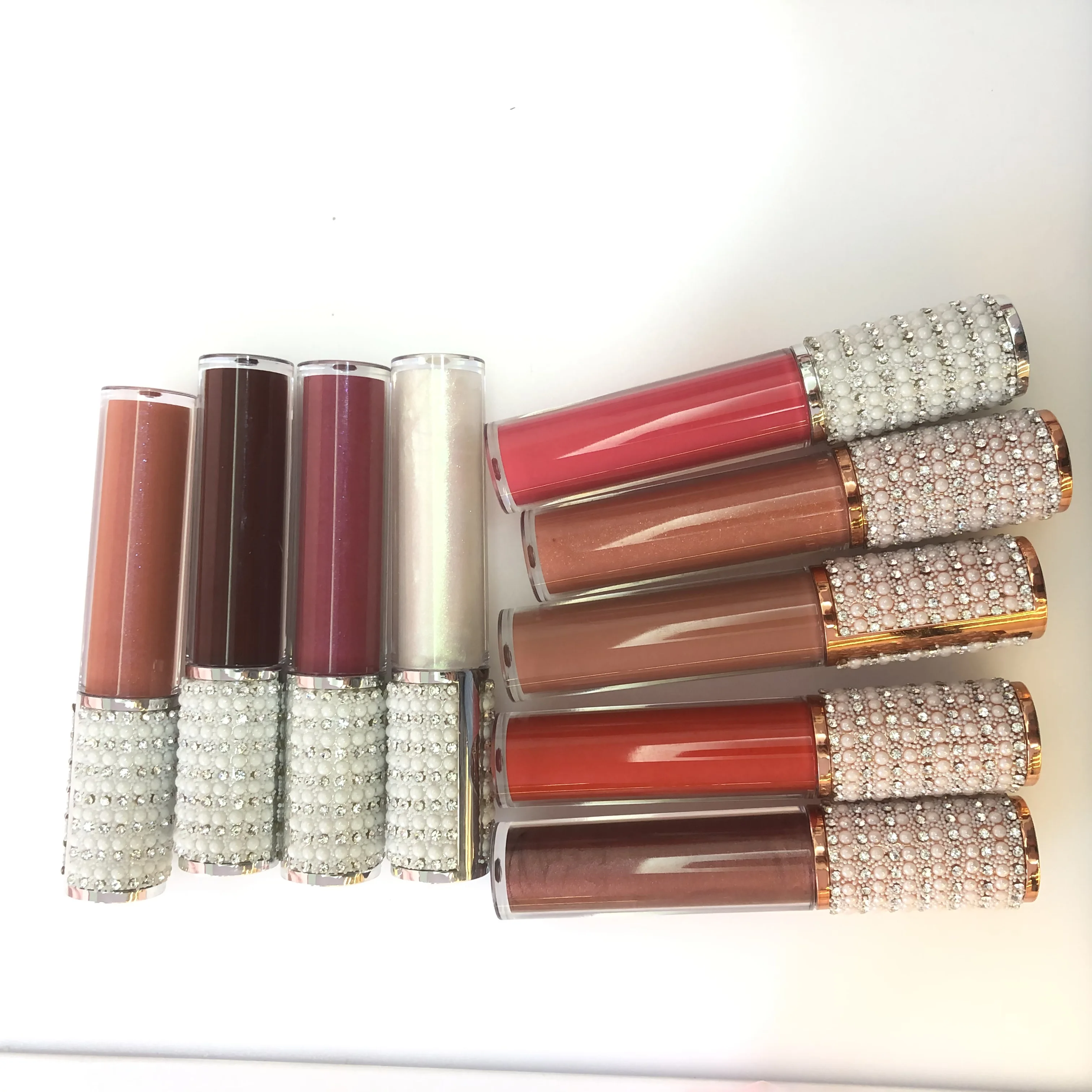 
2021 Wholesale Beauty Cosmetics Custom Logo Lip Gloss Set Long Lasting Matte Lipgloss 
