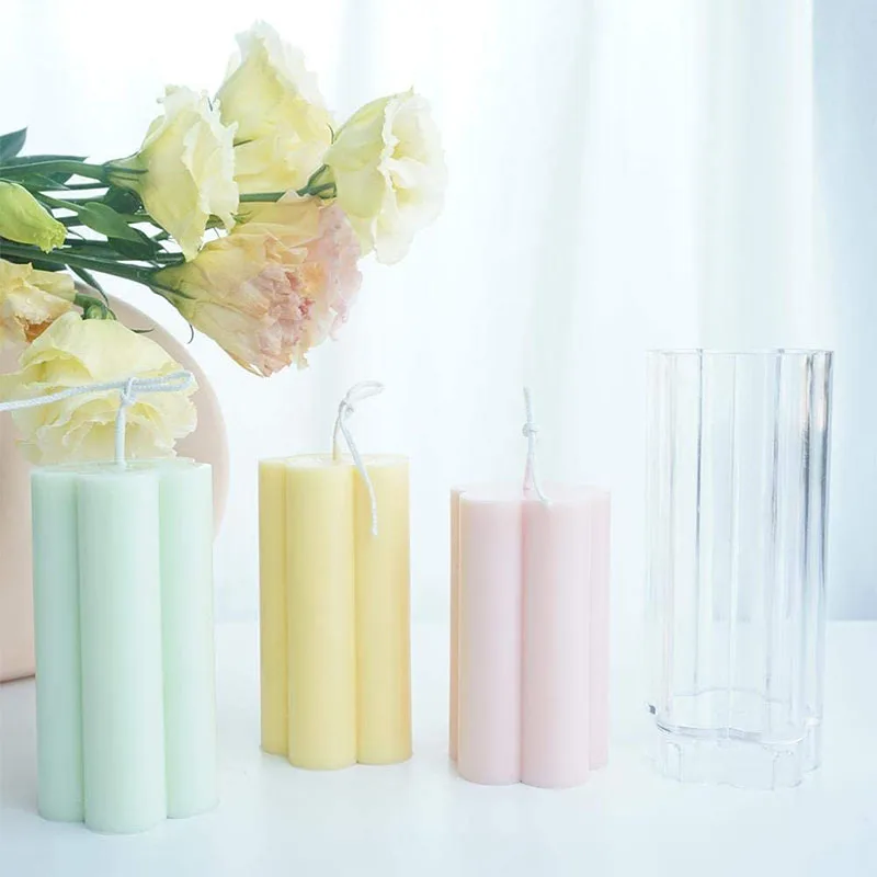Hot New Product Smooth Cylindrical Square Multifunctional Diy Tool Acrylic Candle Molds