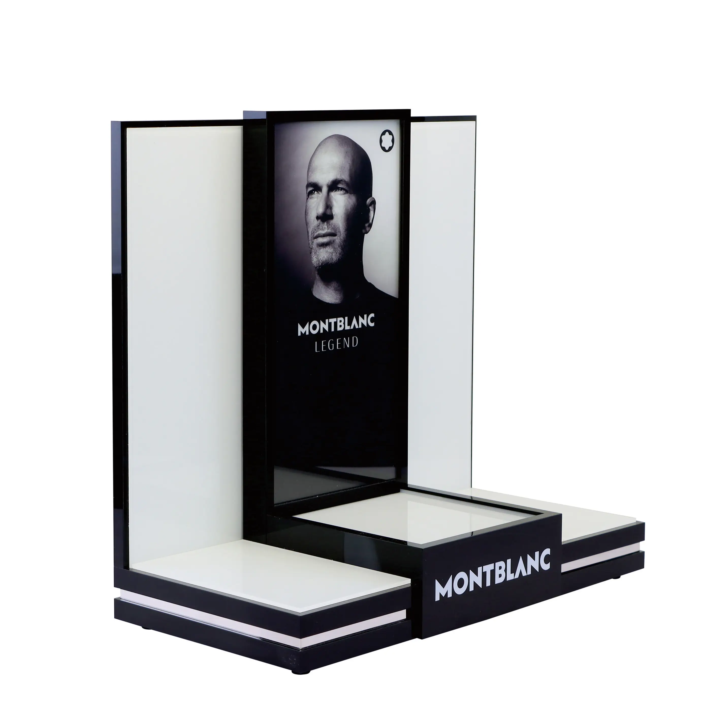 Commercial tabletop acrylic bottles rack display stand perfume makeup display with light