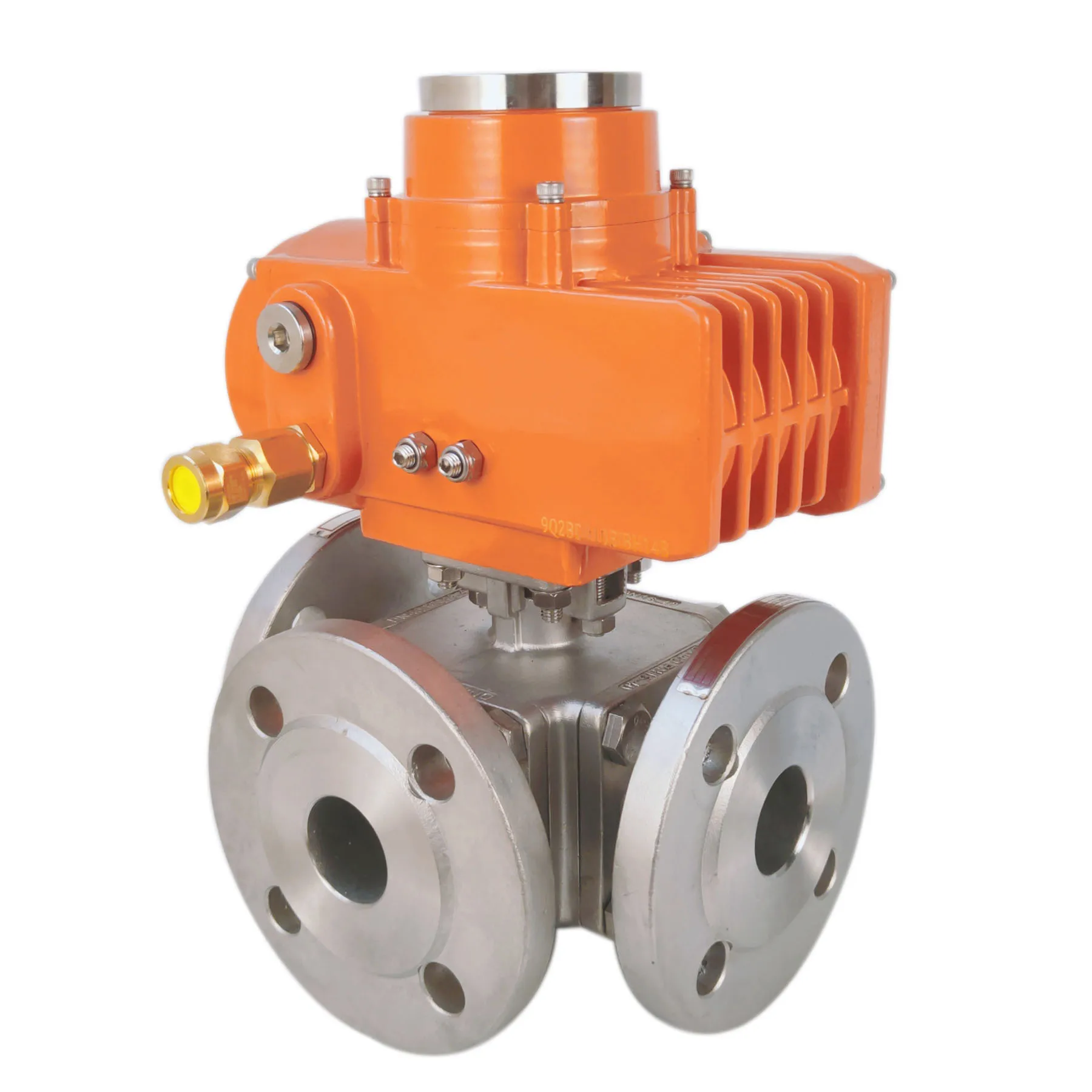 good price explosion proof 3way Ball Valve Control Valve with Electric Actuator