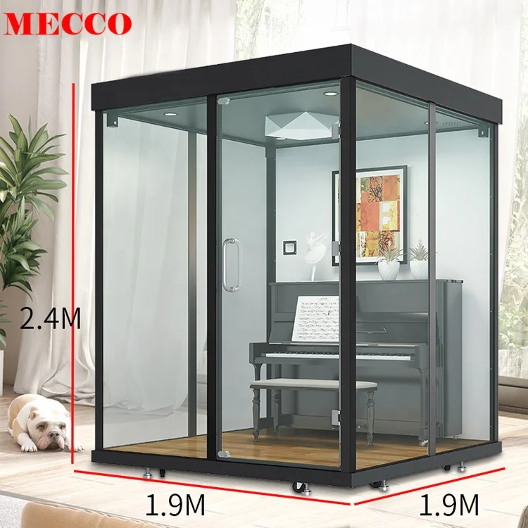 Office Furniture Silent Piano Booth Recording Room Acoustic Booth Movable Meeting Offical Pod Phone Soundproof Offical Booth