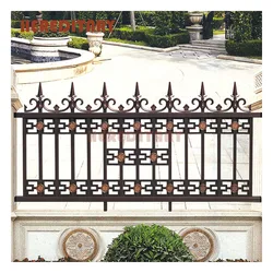 Aluminum fence latest concrete fence designs for villa garden fencing