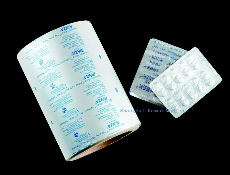 KEMAO Китай производство таблеток таблетки фармацевтическая блистерная упаковка перерабатываемая алюминиевая фольга PTP