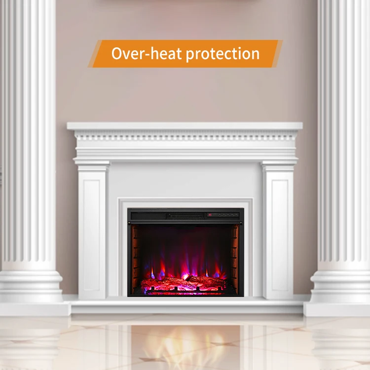 Wholesale Oem Odm Electric Smart Fireplace Indoor Insert with Led Lights