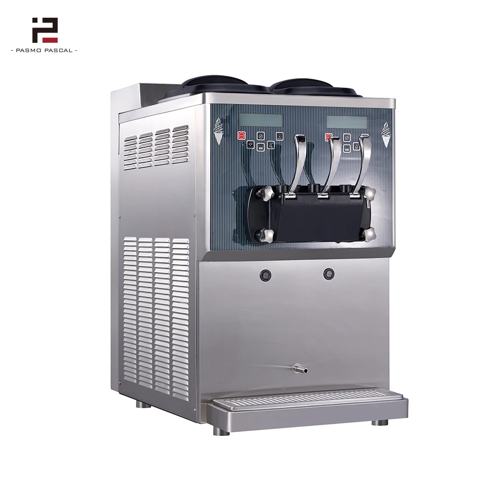 PASMO S121F Air Pump 3 Flavors Soft Ice Cream Machine Soft Serve Machine