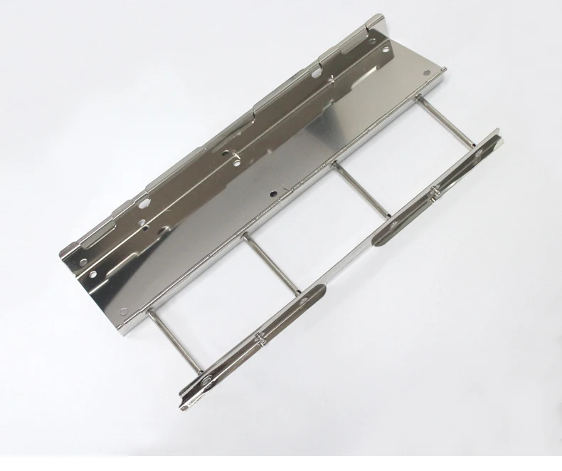 Fancy Hardware 60mm 4-Pipe Binder Clip Nickel Plated Strong Tube for File Folder for Stationery Use