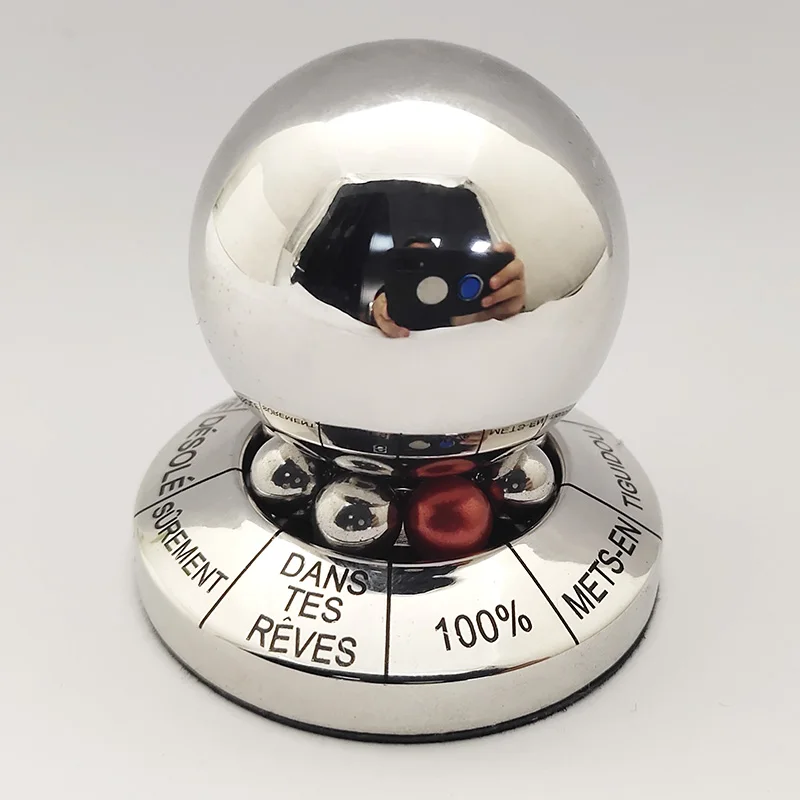 
Новинка, рекреационный вращающийся серебристый металл 