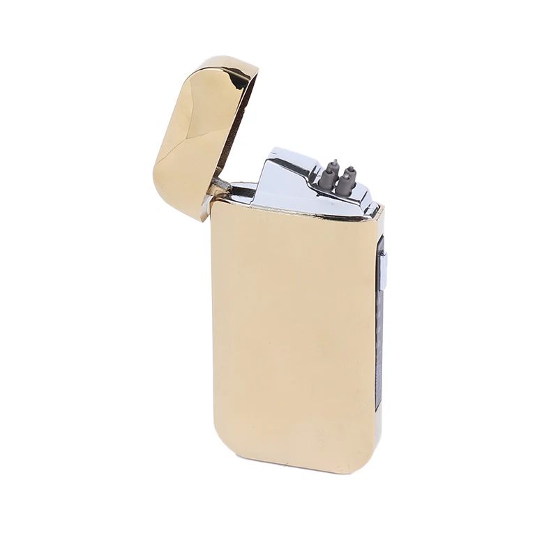 New Thin Custom Cool Lighter Designs USB lighter Windproof Rechargeable Electric Lighter