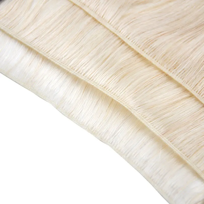 12A top quality russian hair virgin remy new genius weft human hair extensions