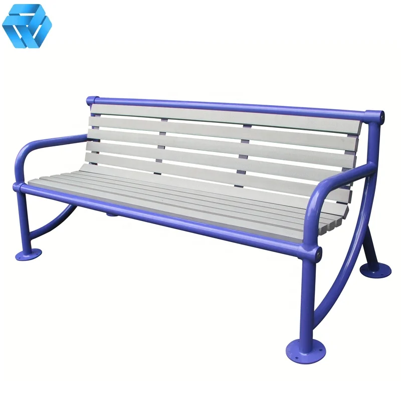 Custom Ship Seating Bench Outdoor Garden Furniture Patio Picnic Bench WPC Plastic Wood Seat Outdoor Bench