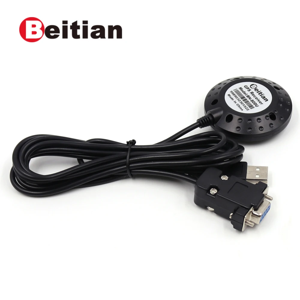 BEITIAN DB9 Female+USB Male connector magnetic mounting 2.0m 9600bps BN-80DU