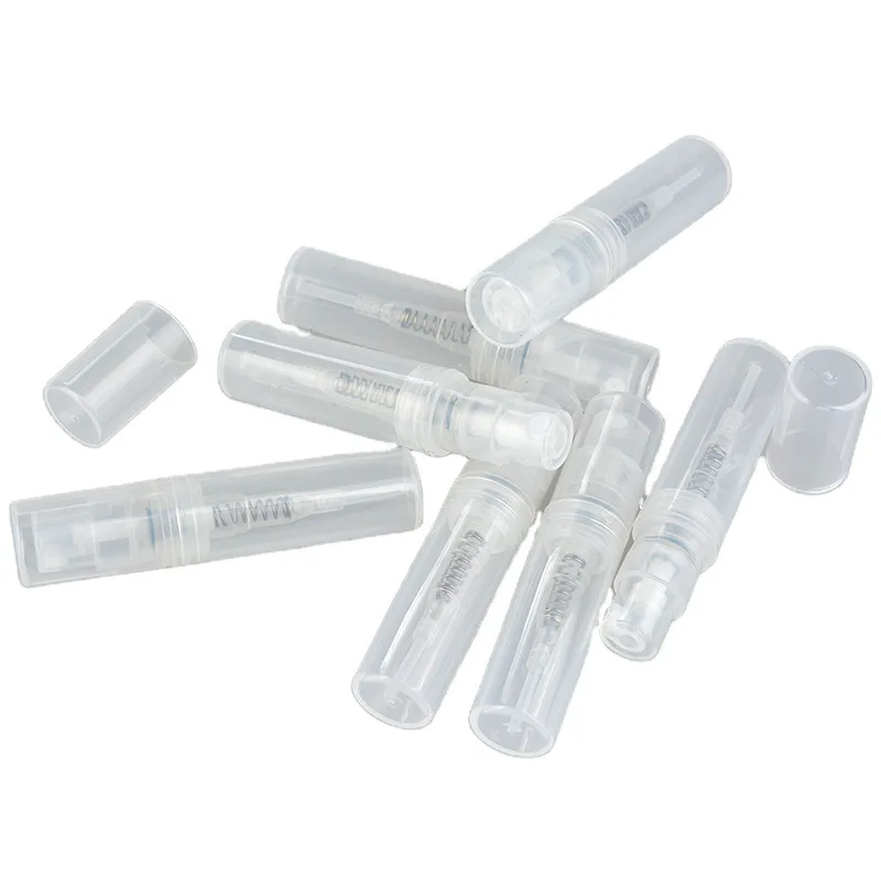 2ml disposable plastic bayonet bottle Transparent spray bottle portable perfume toner dispenser bottle