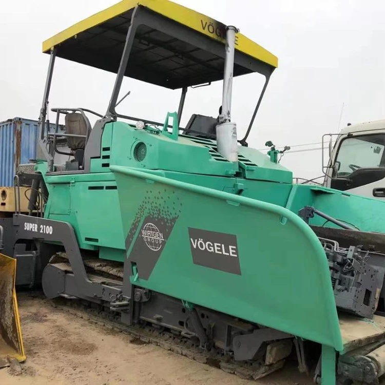 
NEW ARRIVAL VOGELE Paver SUPER 2100 2500 2000 model of PITCH PAVER USED VOGELE 2100-2 PAVER FOR ROAD CONSTRUCTION MADE IN 2008 