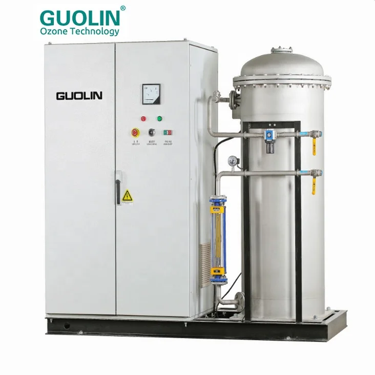 China industrial 800g ozone generator for disinfection COD reduction color removal