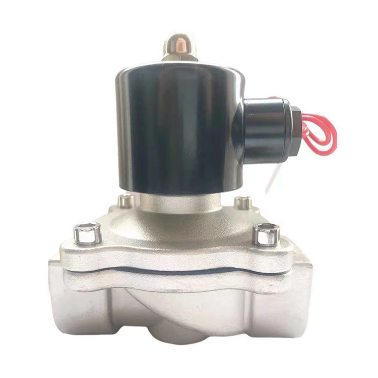 Low Temperature Safety Industrial 220V Stainless Oil Gas Solenoid Valve