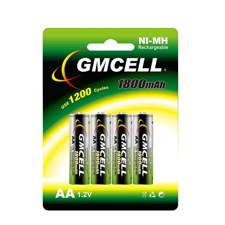GMCELL Brand Nimh AA AAA Size Portable Fast Battery Charger 4 Slot USB Cable Model 8146 Cylindrical Battery Charger