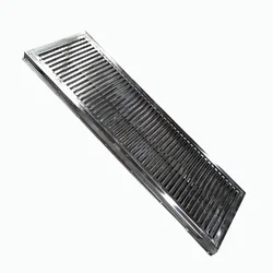 Factory custom size   pool grating  stainless steel 304  swimming  overflow grille length 1meter