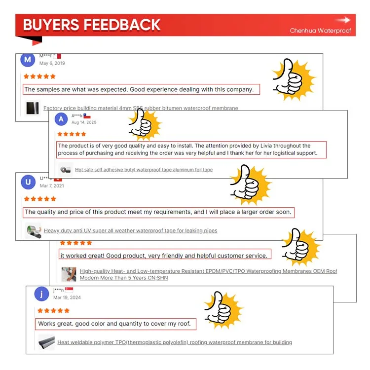 Polyurethane Waterproof Membrane Waterproof Isolation Membrane Waterproof Membrane For Artificial Lakes Torch Down Bitumen