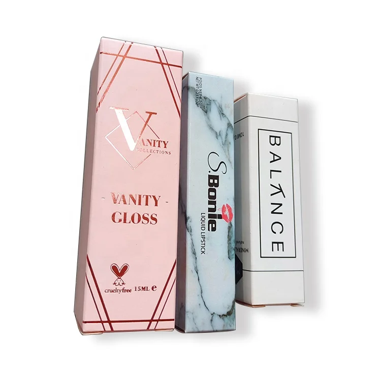 CS-148 Custom design printing white cosmetic packing boxes box for discharge makeup oil and skin care packaging