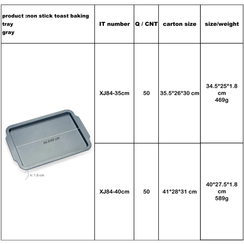 Non stick cake pizza baking trays for oven nonstick pizza cake baking pan carbon steel pizza bread bake sheet muffin trays