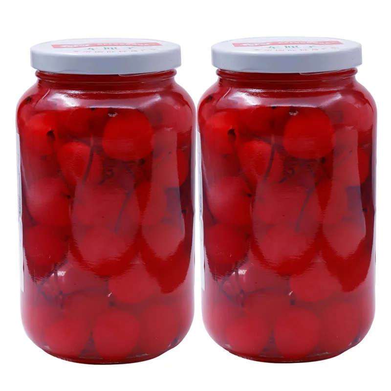 Canned Fruit Maraschino Red Cherries In Syrup