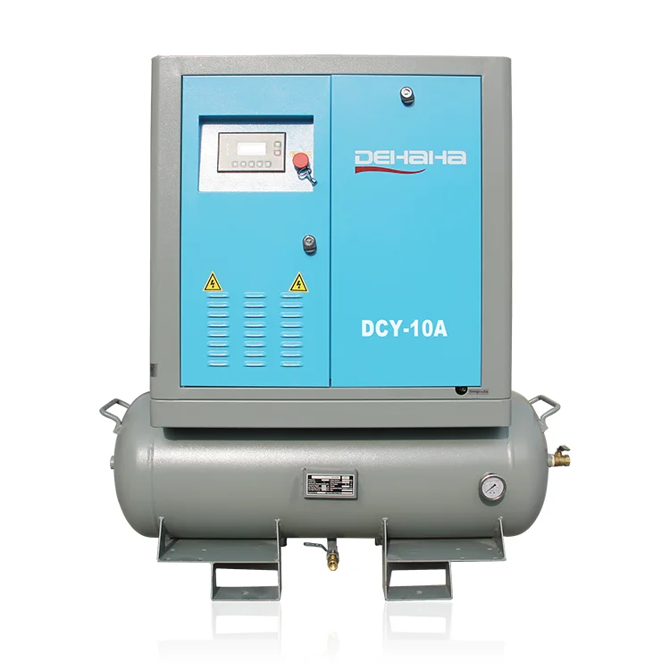 15HP Permanent Magnetic Motor PM VSD Screw Compressor with Air Dryer Tank