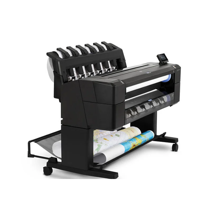 A0 Paper Cutter Plotter For HP T2500 2530A0 36-inch 6-ink cricut maker Printer Factory Price CAD Refurbished Used Inkjet Machine