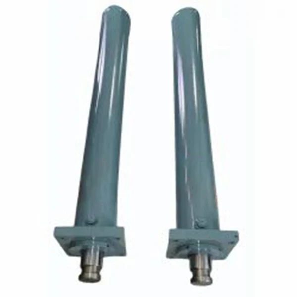 Hydraulic cylinders for engineering machinery with upper lifting ears and lower winch shafts